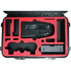 Valigia professionale / scatola / scatola di trasporto adatta per DJI Mavic Air con spazio per molte batterie e accessori del grande Mavic Air Fly More Combo Edition dal leader di mercato MC-CASES® - Made in Germany - 5 anni di garanzia