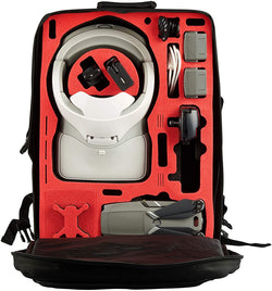 Zaino professionale per DJI Goggles anche RE e DJI Mavic 2 Pro & Zoom - Made in Germany - incl. mantello antipioggia