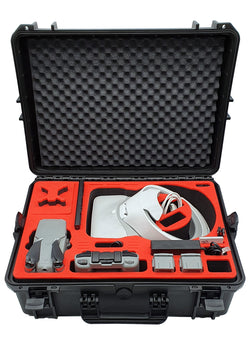 MC-CASES® Custodia per DJI Mavic Air 2S e Air 2 & DJI Goggles e 6 batterie + accessori