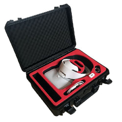 Transport case for DJI Goggles also Racing Edition with space for a lot of accessories- Fits assembled by MC-CASES - Made in Germany - Outdoor case - IP67 waterproof -