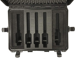 Custodia professionale per pistole fino a 5 pistole e 9 caricatori