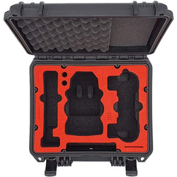 MC-CASES® Custodia compatta per DJI Mini 2 e accessori - Per Flymore combo senza protezioni per le eliche - Impermeabile - Molto robusto - Made in Germany