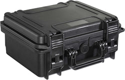 Waterproof and dustproof case with plucked foam in the bottom and convoluted foam in the lid