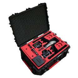 Custodia da trasporto professionale per DJI Inspire 2 - Modalità di atterraggio - Spazio per X4S/X5S - 20 batterie, lenti ecc.
